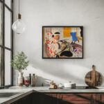 Calligraphic Interior ca. 1915 Henry Lyman Sayen 6 mockup