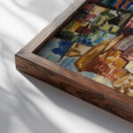 Caps 1936 Stanislaw Osostowicz close up dark wood mockup