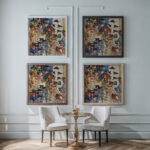 Caps 1936 Stanislaw Osostowicz framed posters mockup