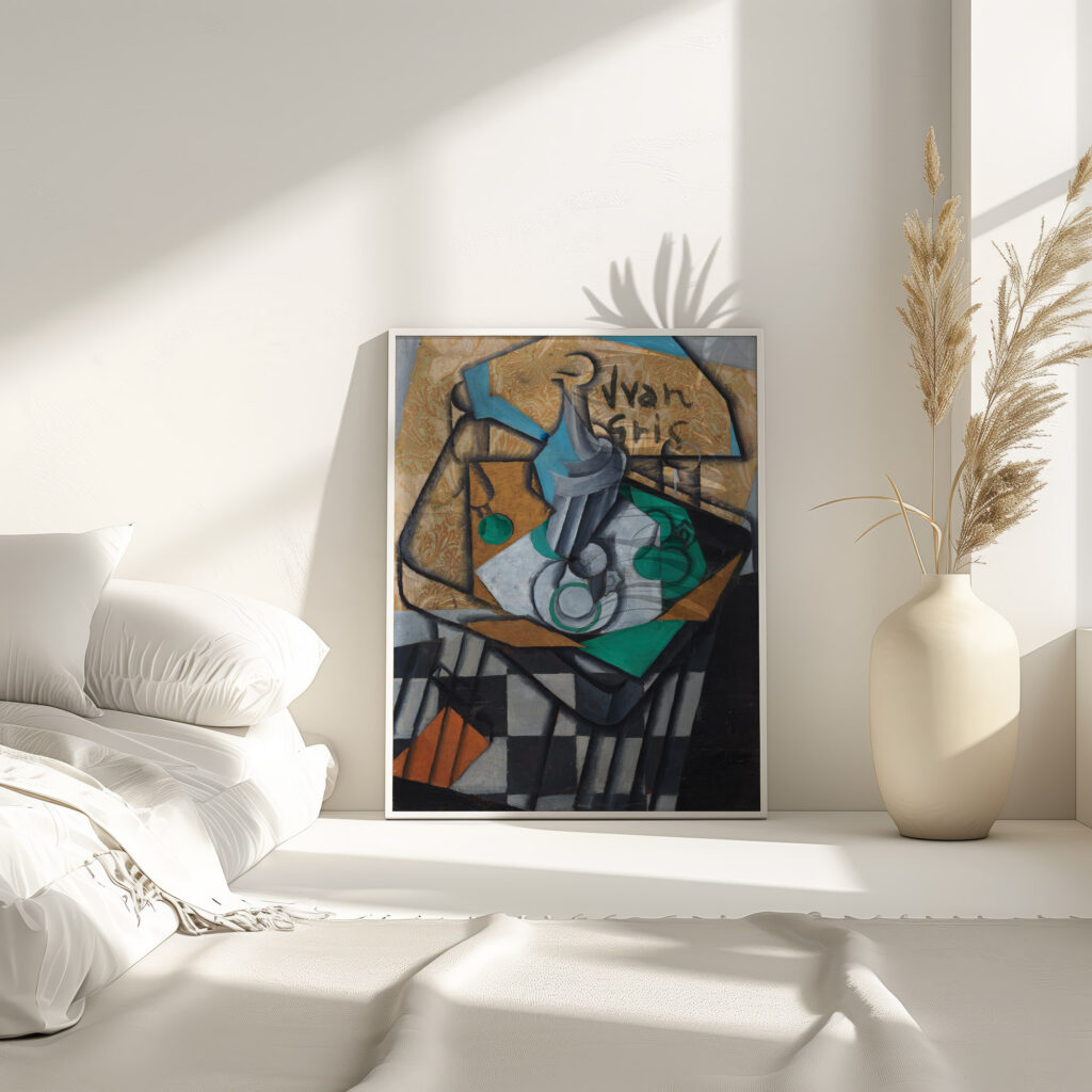 Carafe Cups and Glasses 1913 Juan Gris 4 mockup