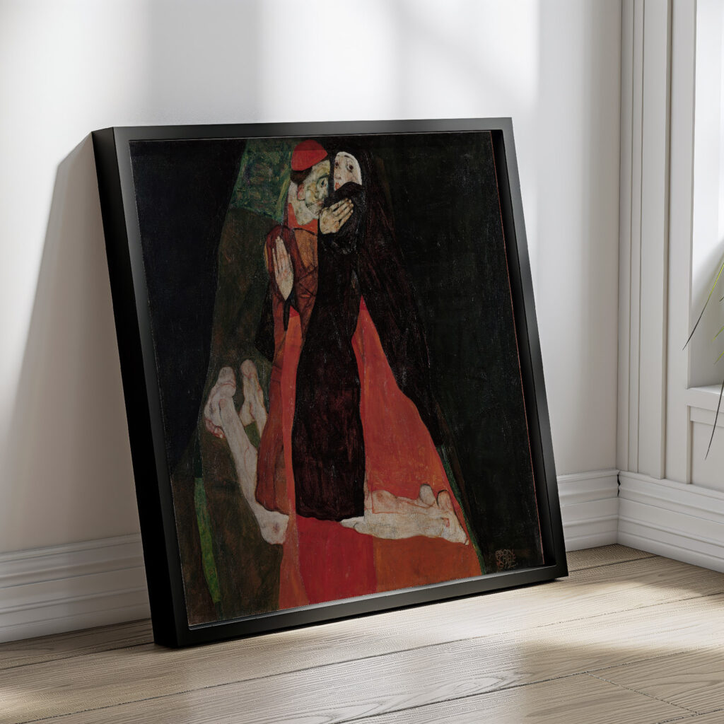 Cardinal and Nun Caress 1912 Egon Schiele 4 mockup
