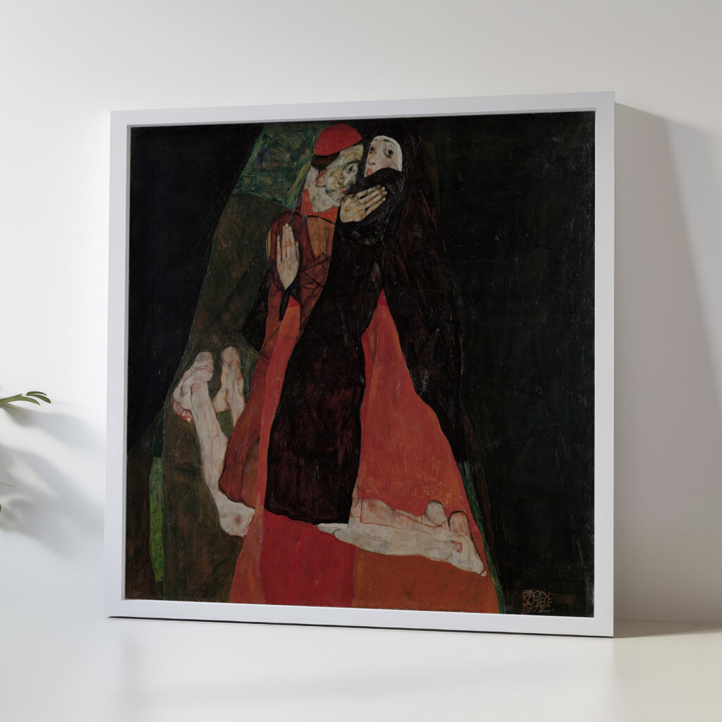 Cardinal and Nun Caress 1912 Egon Schiele 5 mockup