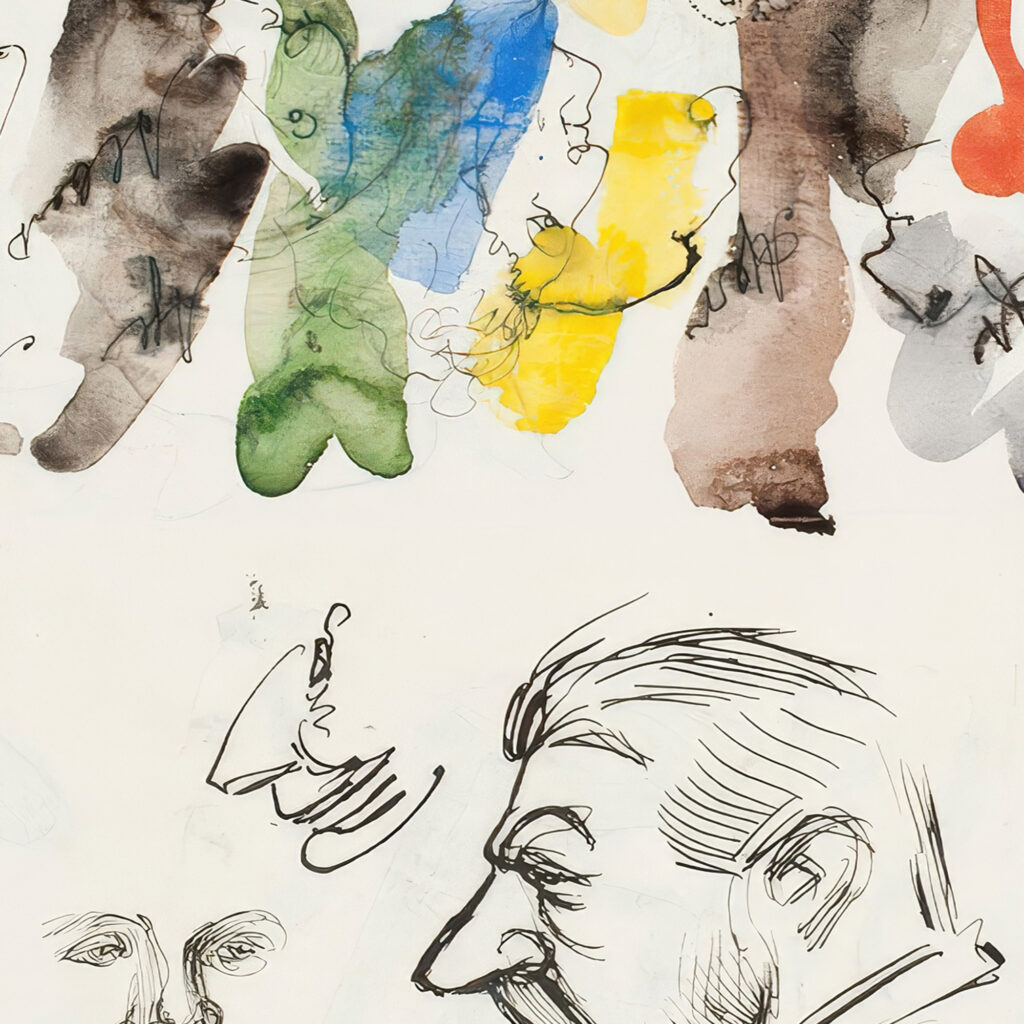 Caricatures Albert Edelfelt 8 mockup