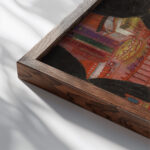 Carl Van Vechten 1922 Florine Stettheimer close up dark wood mockup