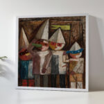 Carnival of children with a flag 1930 Tadeusz Makowski 5 mockup