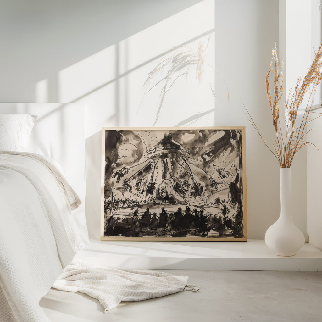 Carousel 1930 Alfred Ost 4 mockup