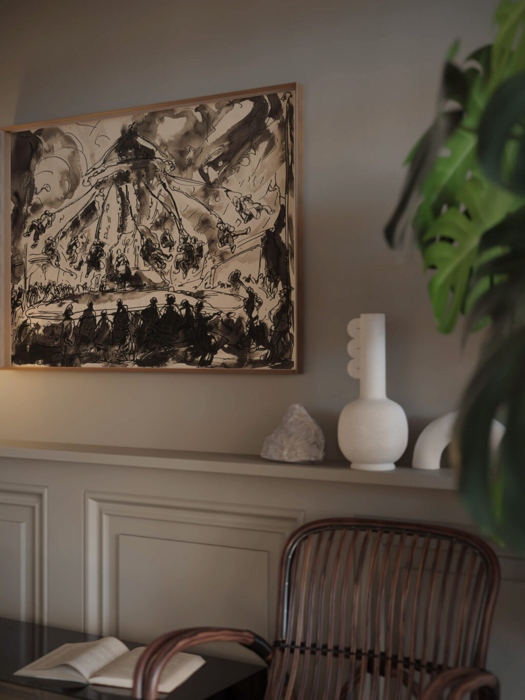 Carousel 1930 Alfred Ost video mockup