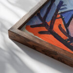 Cart Alexander Konstantinovich Bogomazov close up dark wood mockup