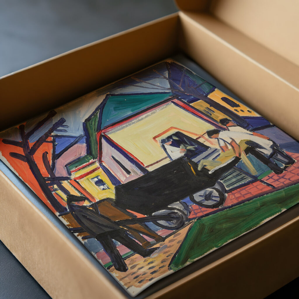 Cart Alexander Konstantinovich Bogomazov video mockup