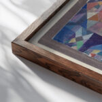 Castle Garden 1919 Paul Klee close up dark wood mockup