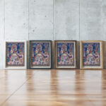 Castle Garden 1919 Paul Klee framed posters mockup