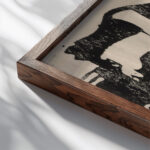 Cat and Mouse 1912 1913 Christian Rohlfs close up dark wood mockup