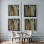 Cathedral Mill University circa 1925 1926 Henry McCarter framed posters mockup