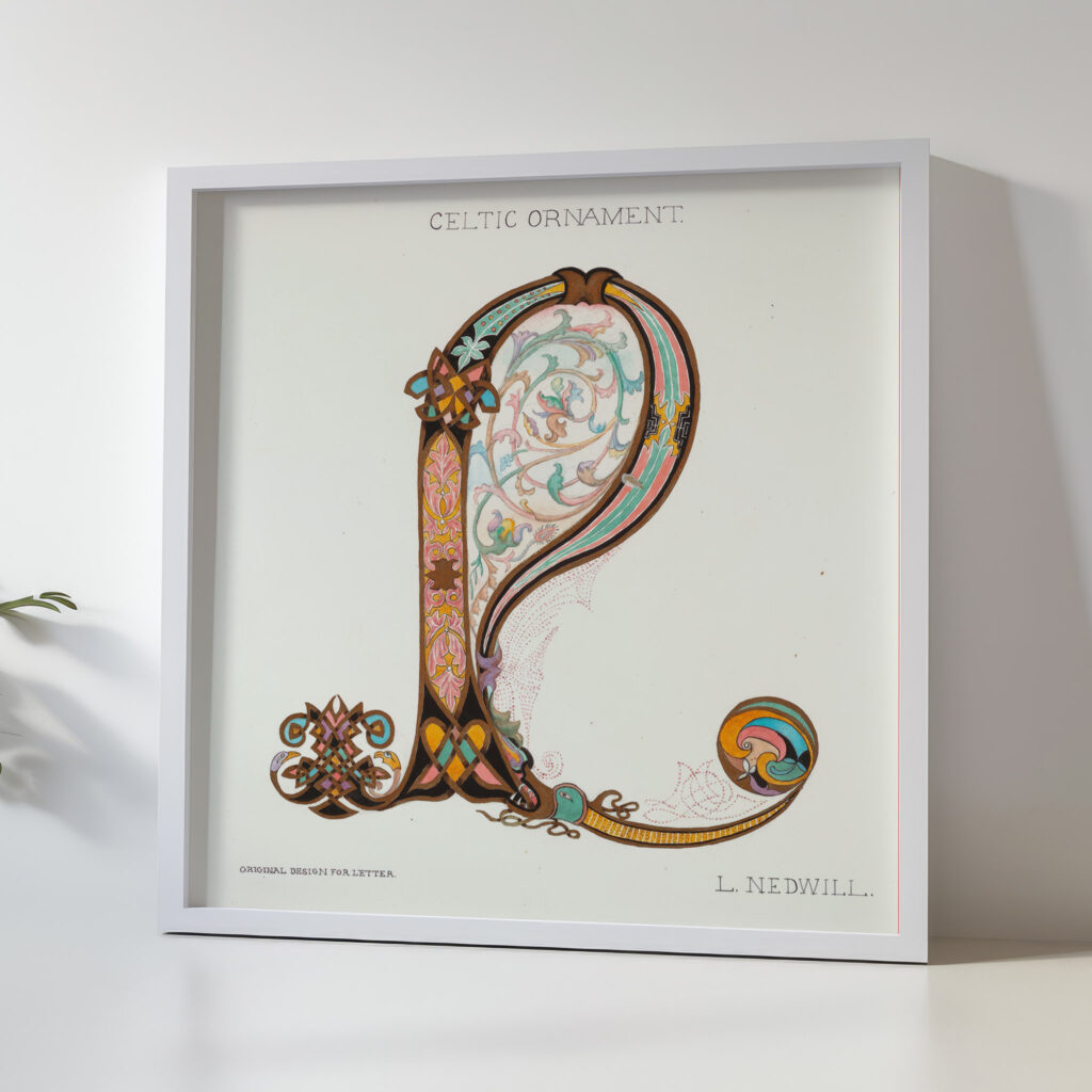 Celtic Ornament II ca 1900 Elizabeth A. Nedwill 5 mockup