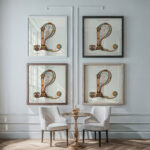 Celtic Ornament II ca 1900 Elizabeth A. Nedwill framed posters mockup