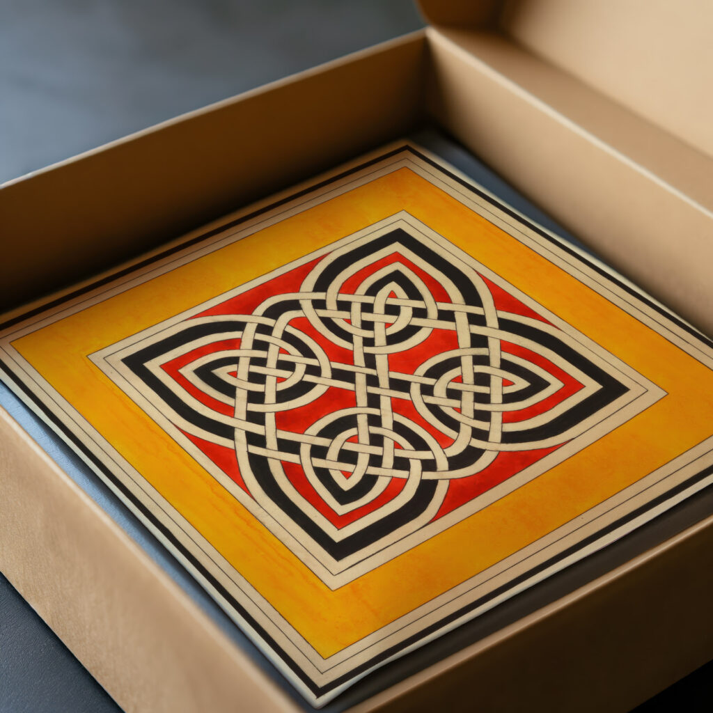 Celtic Ornament ca 1900 Elizabeth A. Nedwill video mockup