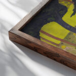 Celtic Tale 1894 Paul Serusier close up dark wood mockup