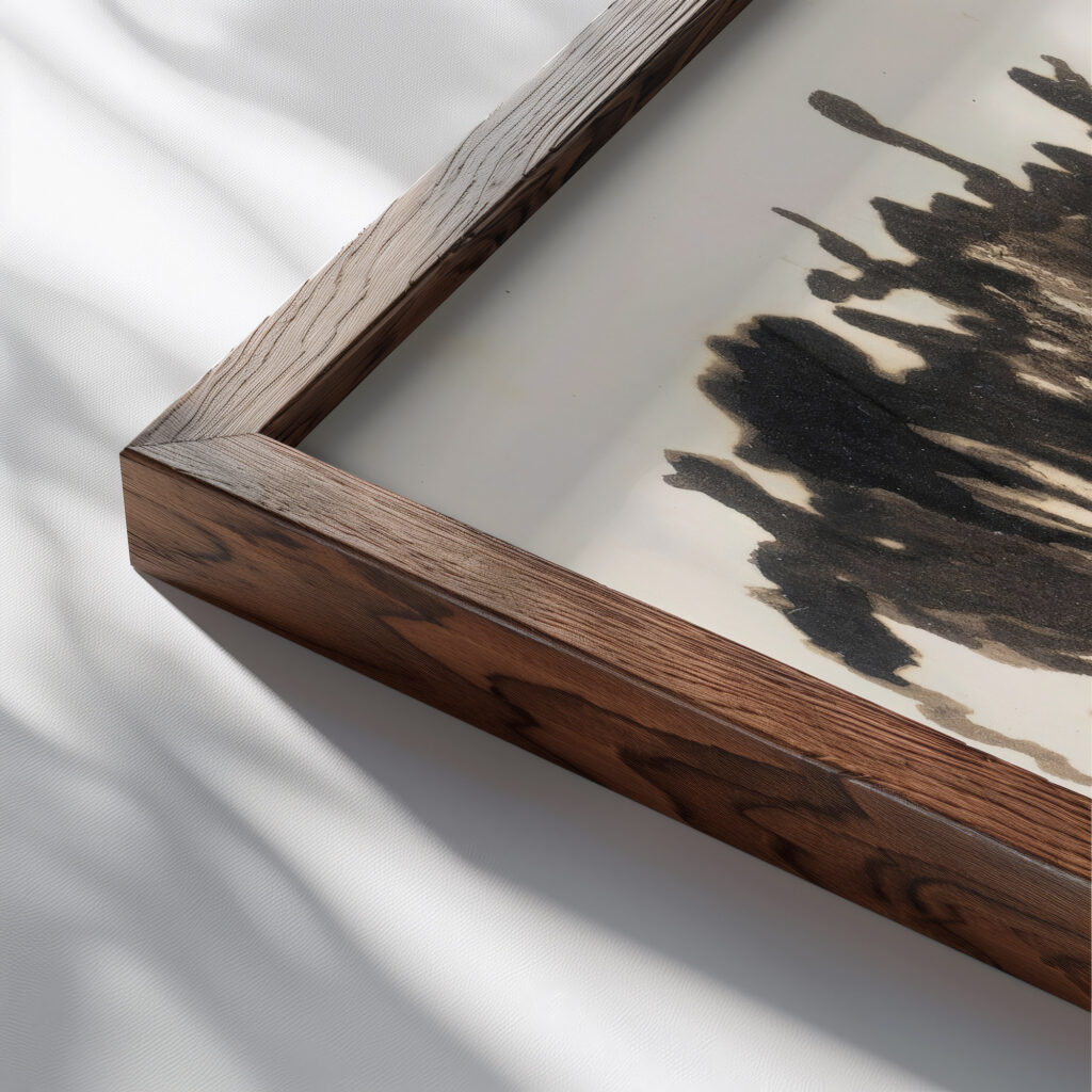 Cest Dans Une De Ses Promenades Quil Rencontra Nabuchodonosor Victor Hugo close up dark wood mockup
