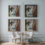 Chair 1928 Arthur Dove framed posters mockup