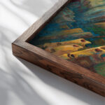 Charge 1932 1939 Jerzy Hulewicz close up dark wood mockup