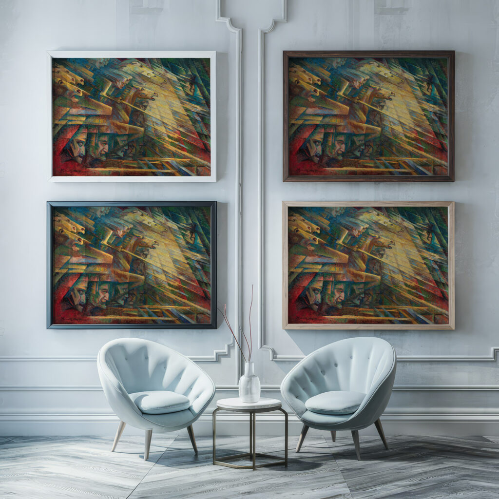 Charge 1932 1939 Jerzy Hulewicz framed posters mockup