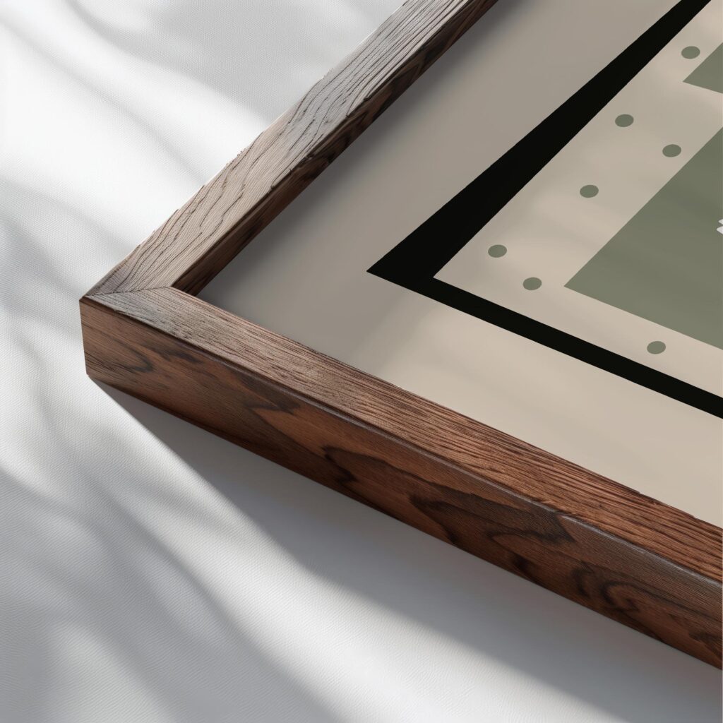 Cherry Blossom close up dark wood mockup