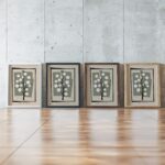 Cherry Blossom framed posters mockup