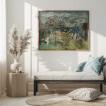 Cherry tree at ‘The Croft Bradford on Tone Taunton 1946 Frances Hodgkins 5 mockup