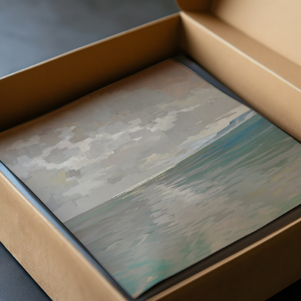 Chiemsee im Nebel 1914 Alfred Haushofer video mockup