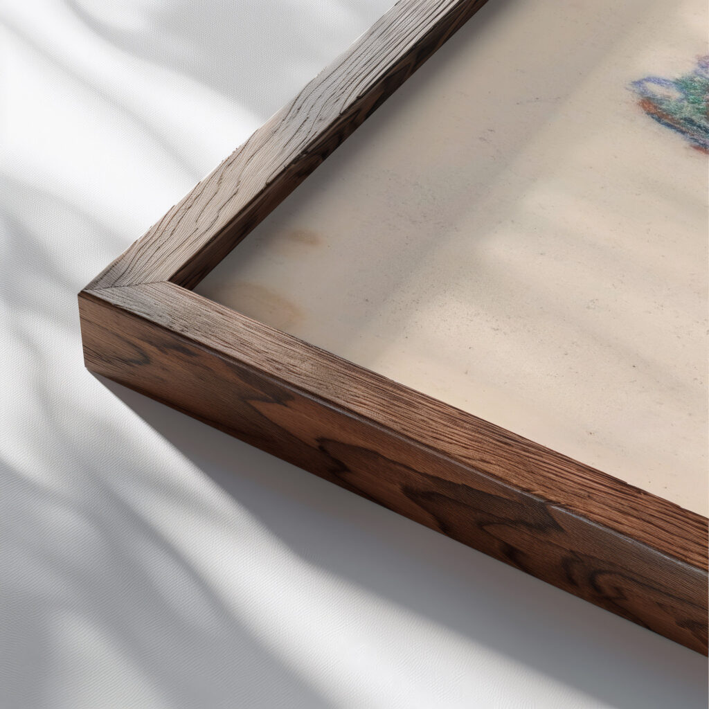 Chiesa dei Gesuati in Venice Jules Schmalzigaug close up dark wood mockup