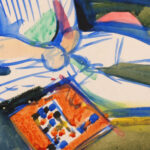 Child on Sofa ca. 1914 1918 Henry Lyman Sayen 8 mockup