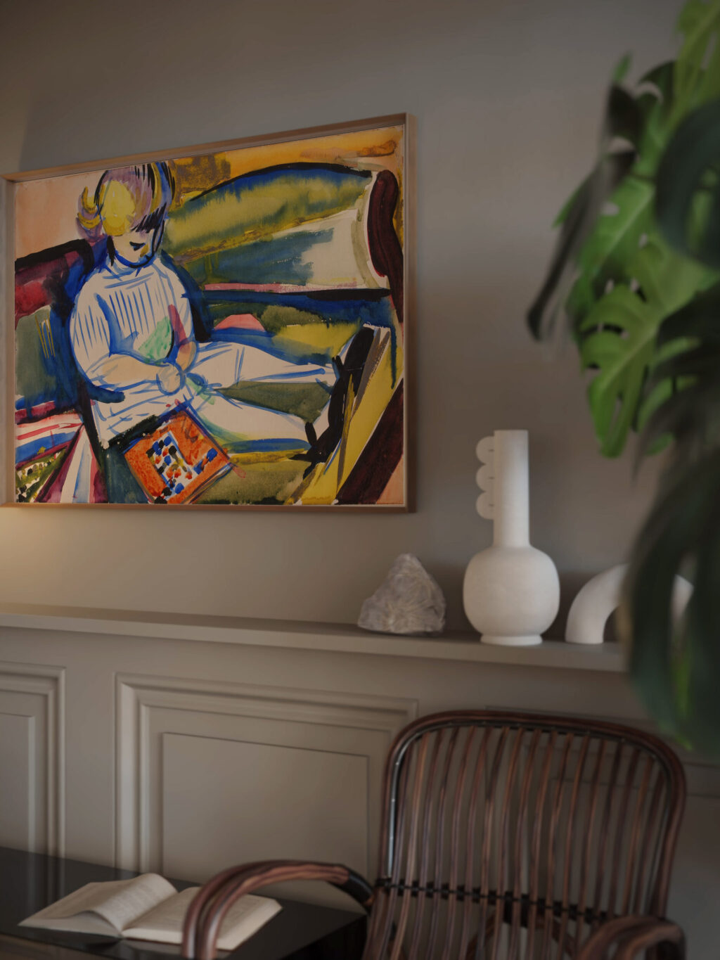 Child on Sofa ca. 1914 1918 Henry Lyman Sayen video mockup