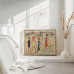 Children on a beach 1930 Tadeusz Makowski 4 mockup