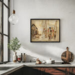 Children on a road 1931 Tadeusz Makowski 6 mockup