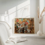 Children with torches La retraite aux flambeaux 1928 Tadeusz Makowski 4 mockup