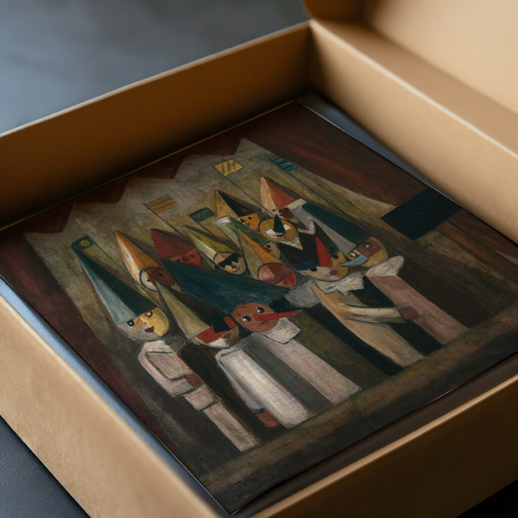Childrens theatre 1931 Tadeusz Makowski video mockup