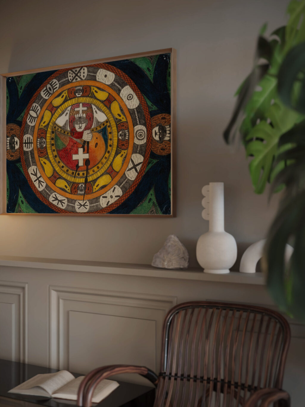 China 1922 Adolf Wolfli video mockup