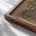 Christmas Tree 1908 Magnus Enckell close up dark wood mockup