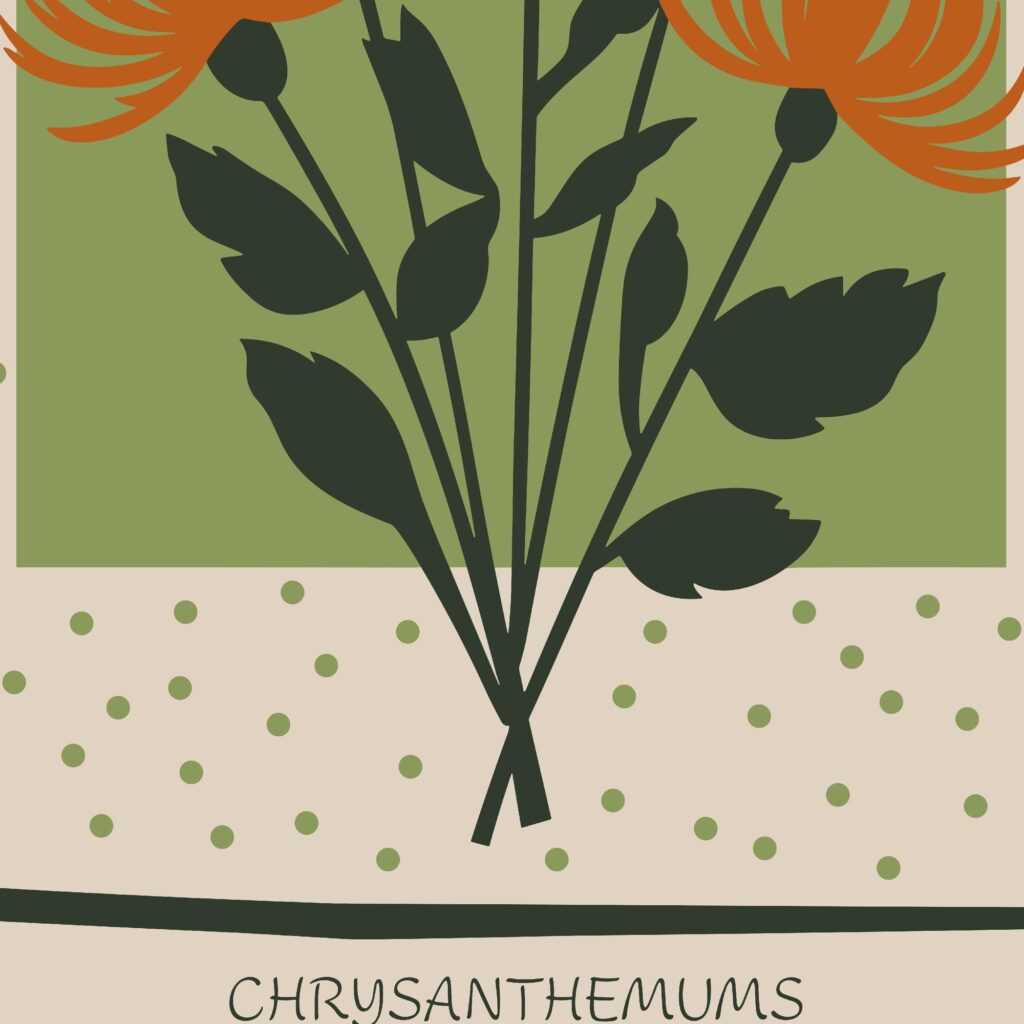 Chrysanthemums 8 mockup