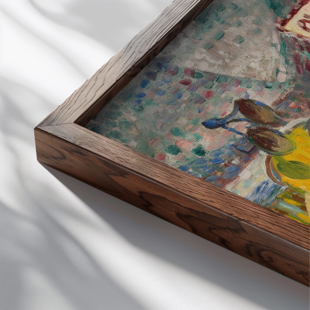 Circus 1934 Stanislaw Osostowicz close up dark wood mockup