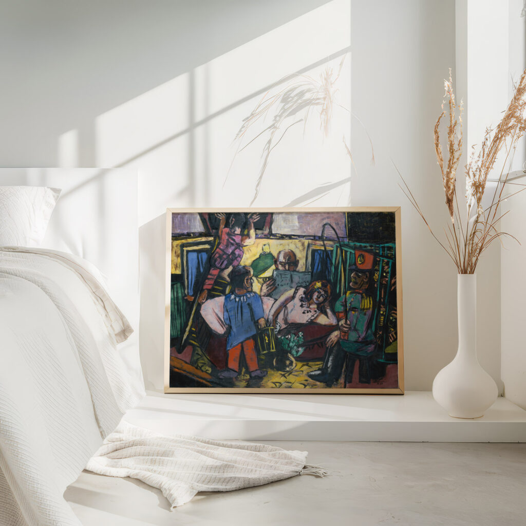 Circus Caravan 1940 Max Beckmann 4 mockup