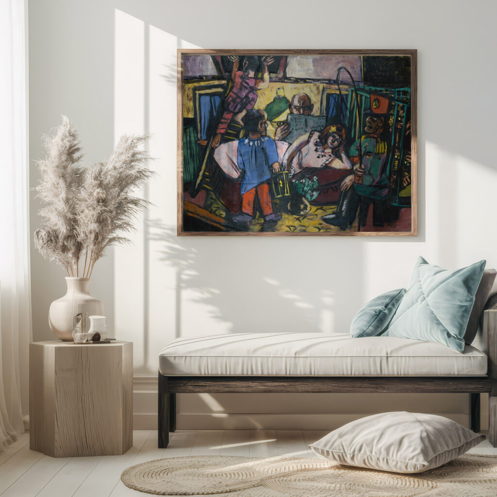 Circus Caravan 1940 Max Beckmann 5 mockup