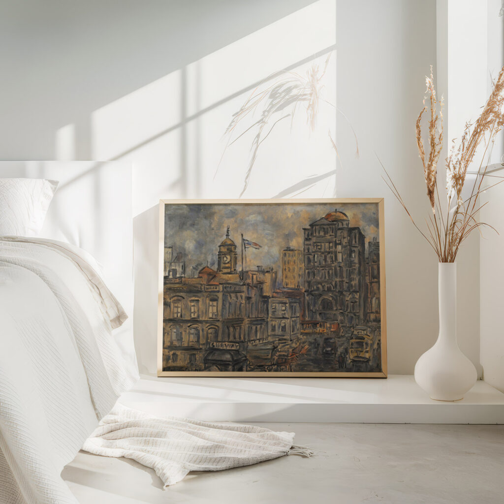 City Hall N.Y. 1942 Joaquin Torres Garcia 4 mockup