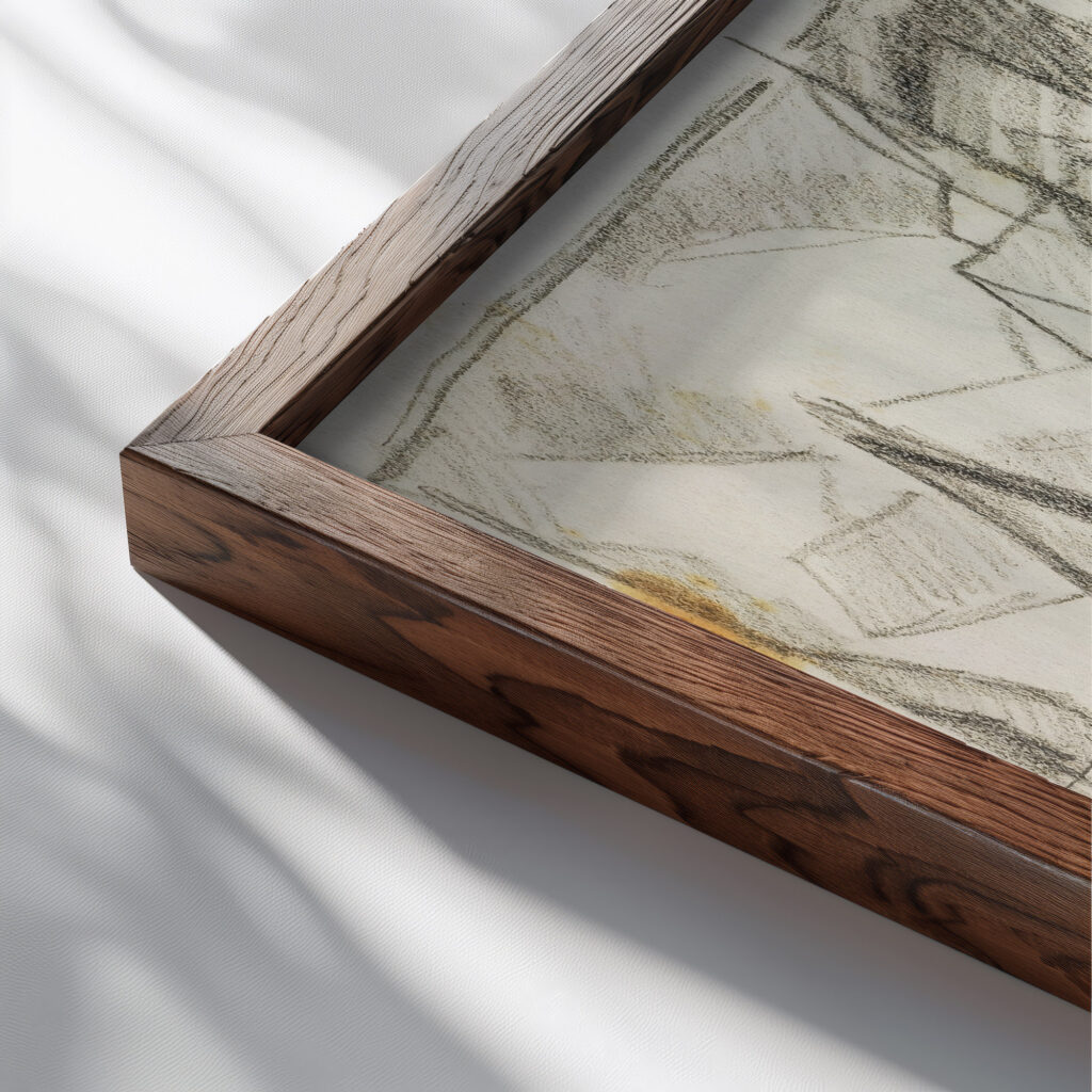 City Scene–Abstract Carl Newman close up dark wood mockup