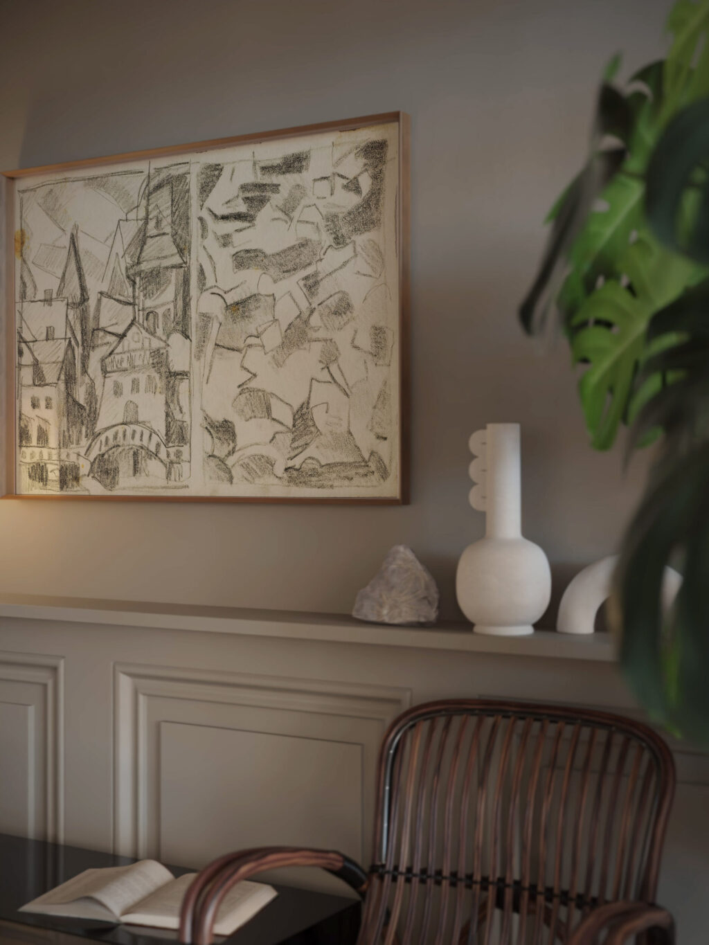 City Scene–Abstract Carl Newman video mockup