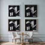 City Shapes 1922–23 Louis Lozowick framed posters mockup