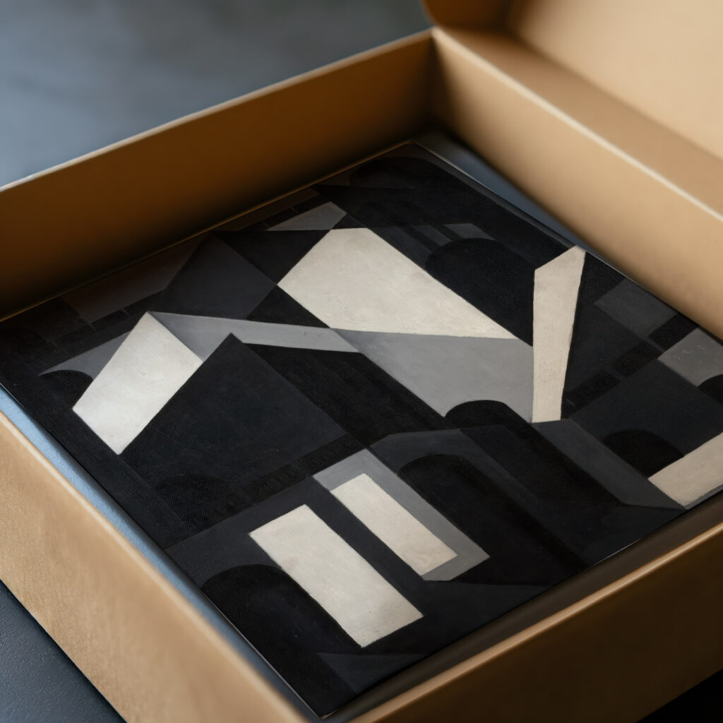 City Shapes 1922–23 Louis Lozowick video mockup