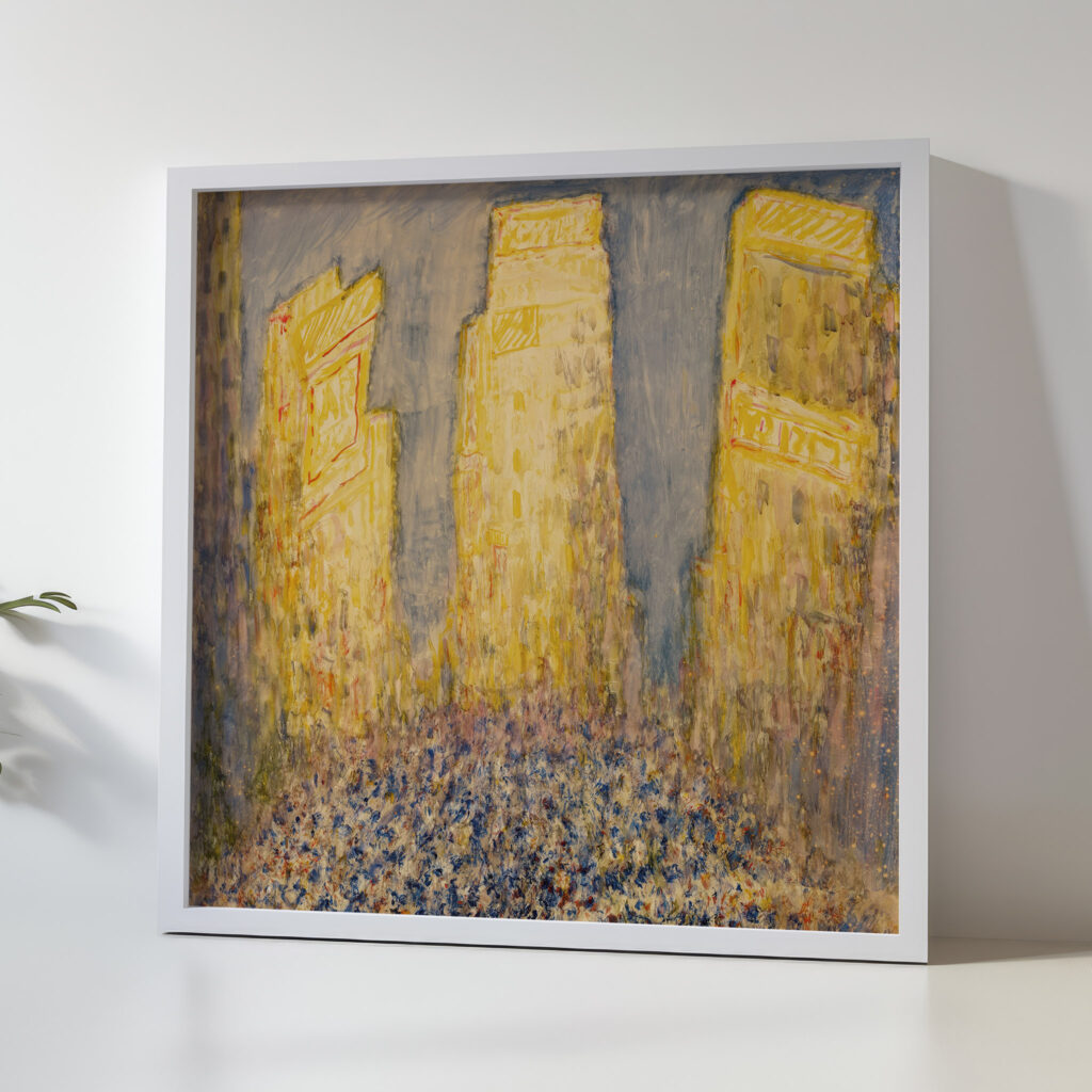 Cityscape circa 1914 Abraham Walkowitz 5 mockup