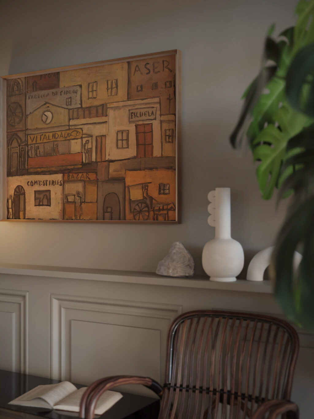 Ciudad 1941 Joaquin Torres Garcia video mockup