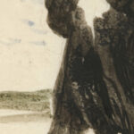 Cloaked man in landscape Edwin Austin Abbey 8 mockup